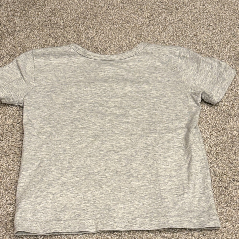 Classic Gray Kids' Button Tee - Picture 5 of 6